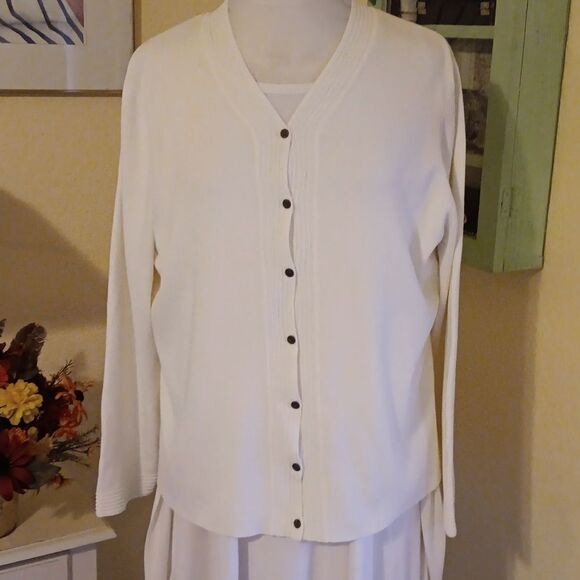 JM Collection by Jennifer Moore Cardigan Sweater - Picture 1 of 9